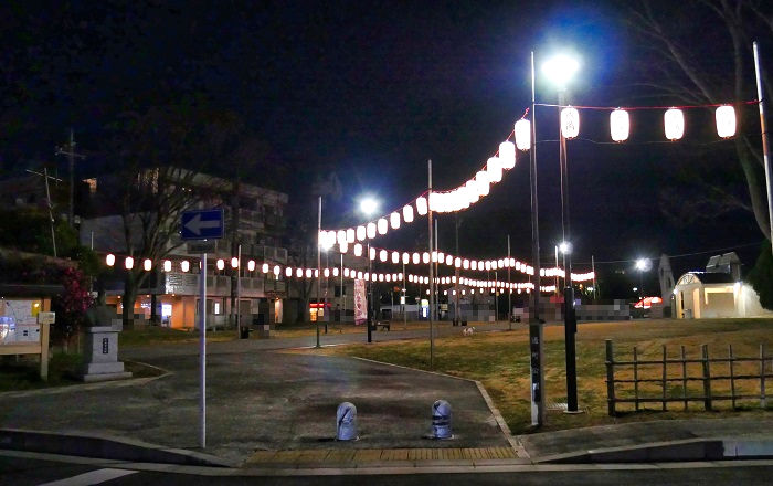 千葉市通町公園の様子（2022年12月30日撮影）